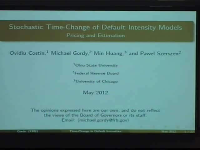 Stochastic Time-Change of Default Intensity Models:  Pricing and Estimation Thumbnail