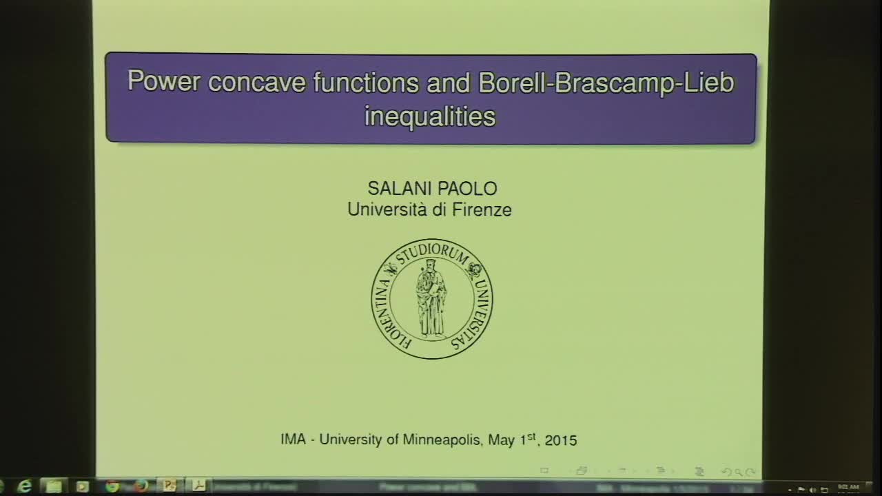 Power Concave Functions and Borell-Brascamp-Lieb Inequalities Thumbnail