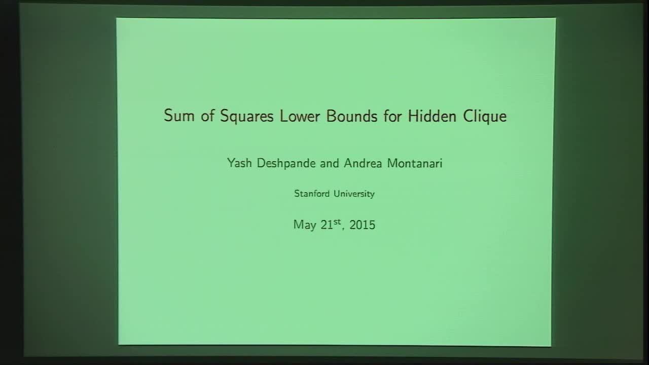 Sum of Squares Lower Bounds for Hidden Clique and Hidden Submatrix Problems Thumbnail