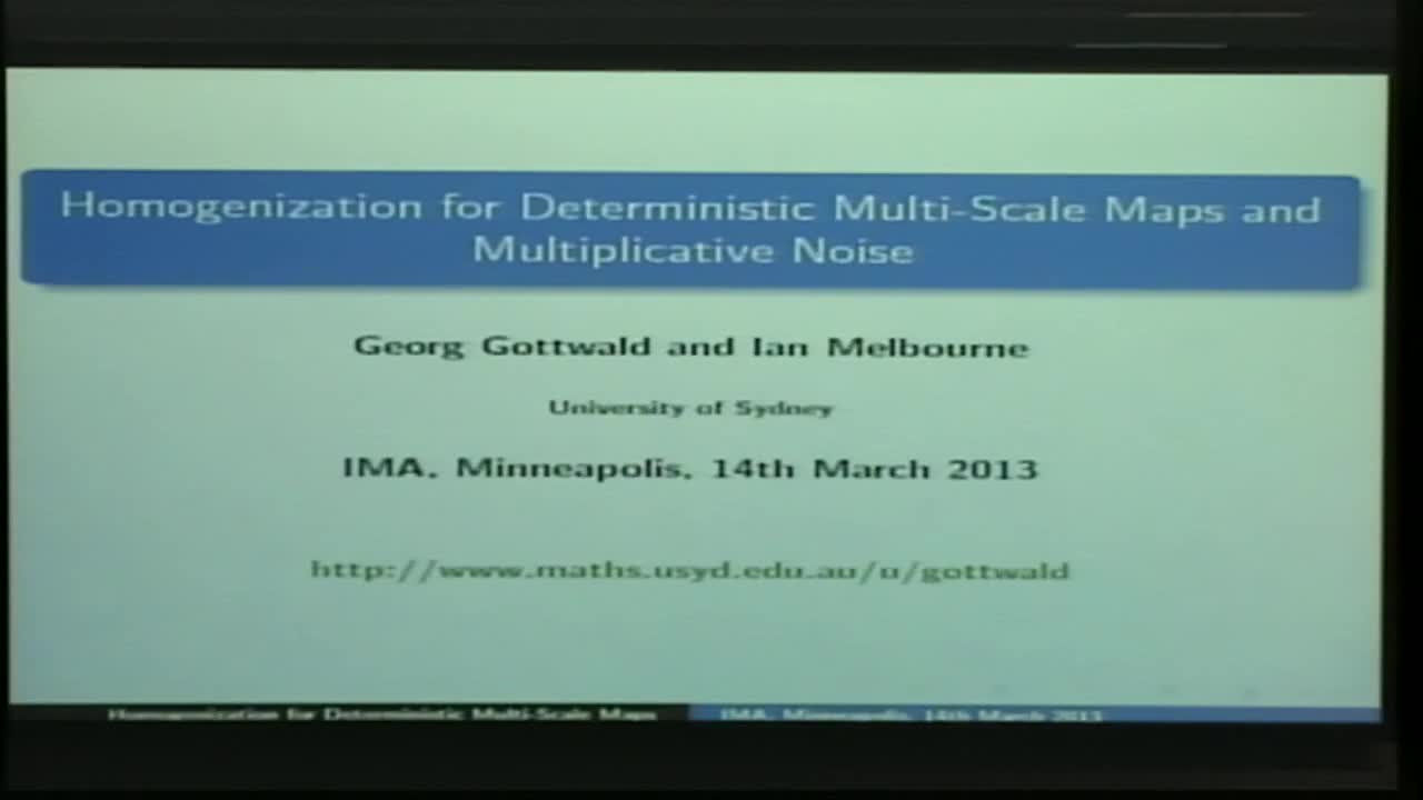 On Generic Obstructions to Recovering Correct Statistics from Climate Simulations:  Homogenization for Deterministic Maps and Multiplicative Noise Thumbnail