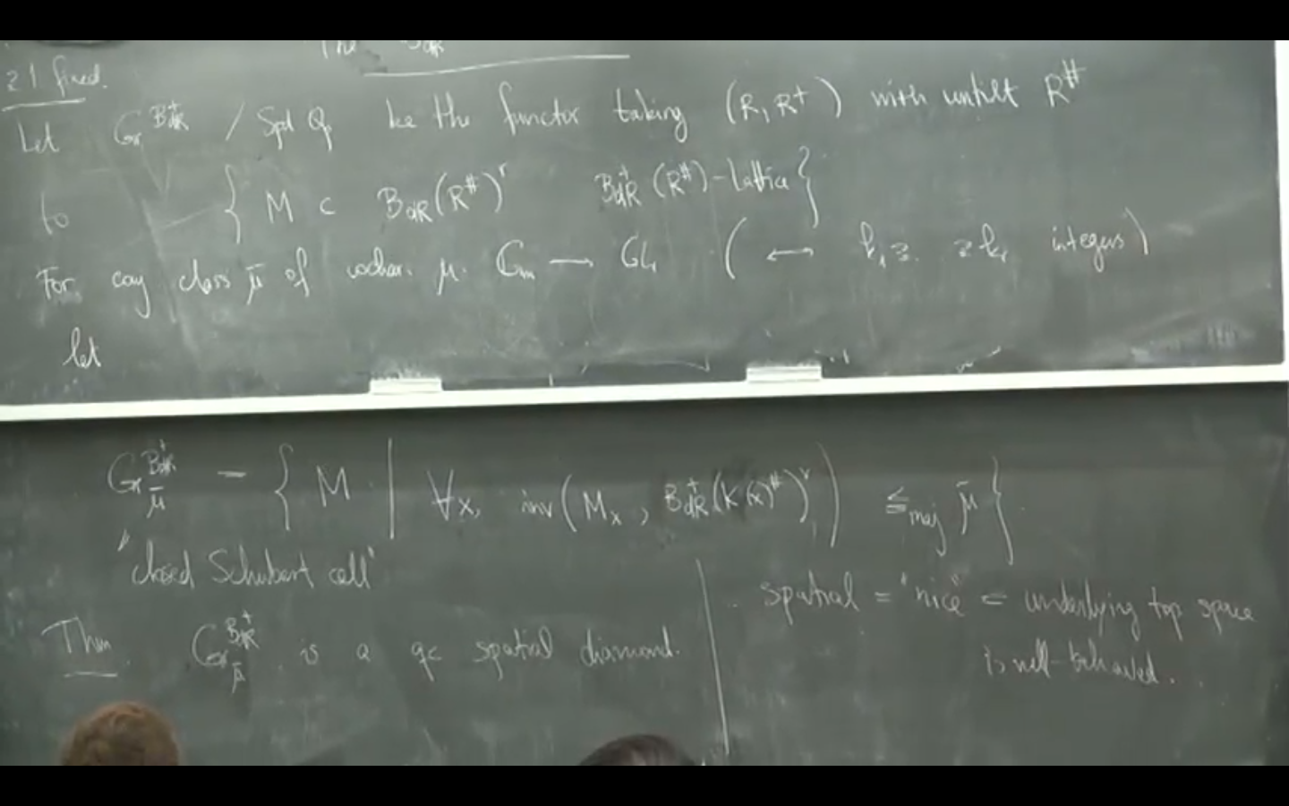 Chancellor Lecture on p-adic geometry, 15 Thumbnail