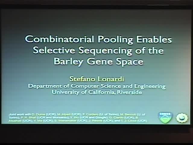 Combinatorial Pooling Enables Selective Sequencing of the Barley Gene Space Thumbnail