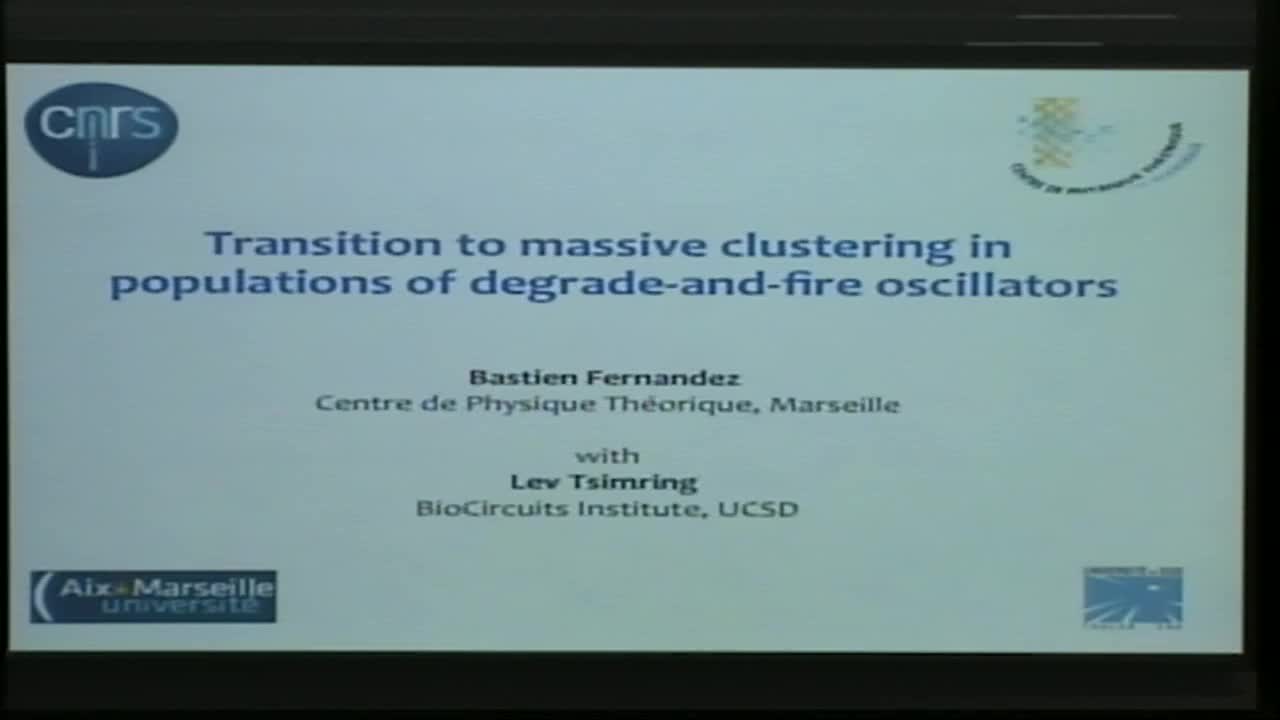 Transition to Massive Clustering in Populations of Degrade-and-fire Oscillators Thumbnail