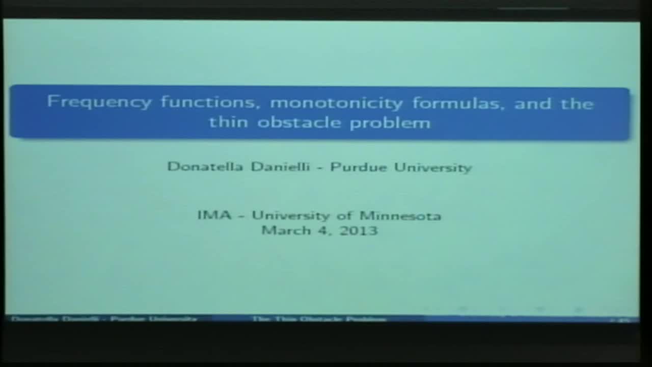 Frequency functions, monotonicity formulas, and the thin obstacle
problem Thumbnail