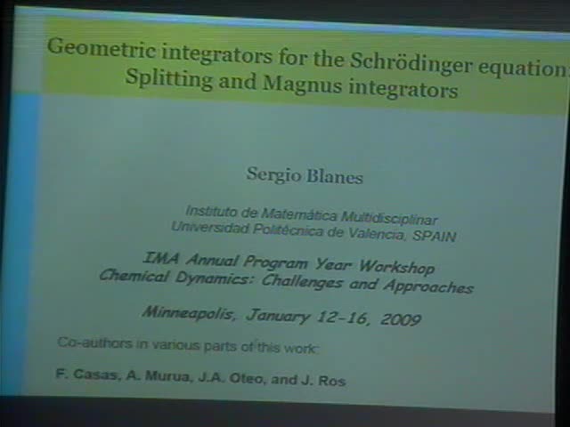 Geometric integrators for the Schrödinger equation:
Splitting and Magnus integrators Thumbnail