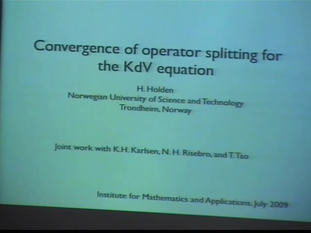 Convergence of operator splitting for the KdV equation Thumbnail