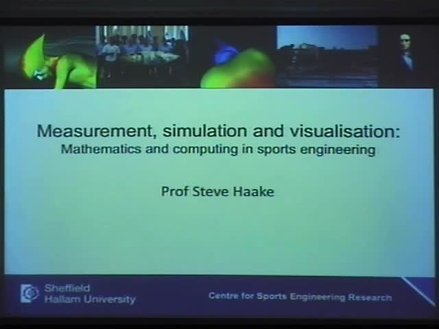 Measurement, simulation and visualisation: mathematics and computing in sports engineering Thumbnail