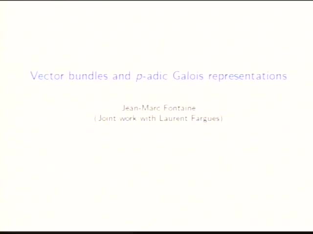 Vector bundles and p-adic Galois representations Thumbnail