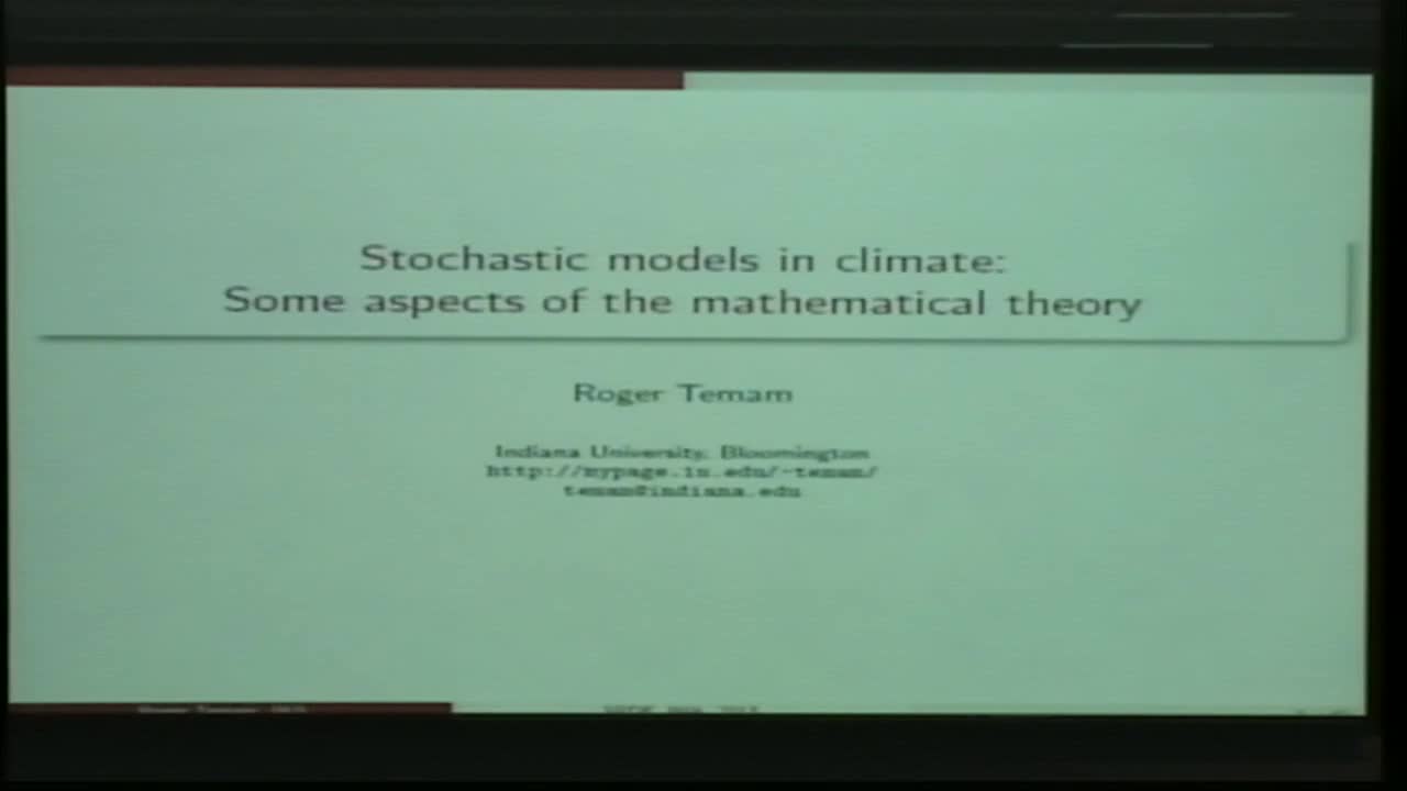 Stochastic Models in Climate: Some Aspects of the Mathematical Theory Thumbnail