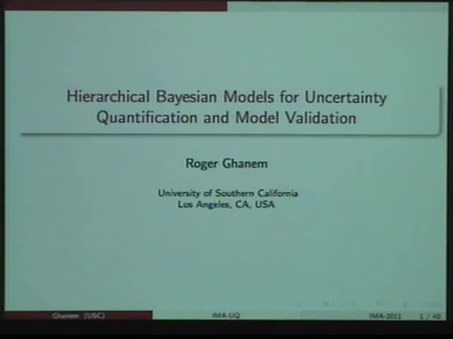 Hierarchical Bayesian Models for Uncertainty Quantification and Model Validation Thumbnail