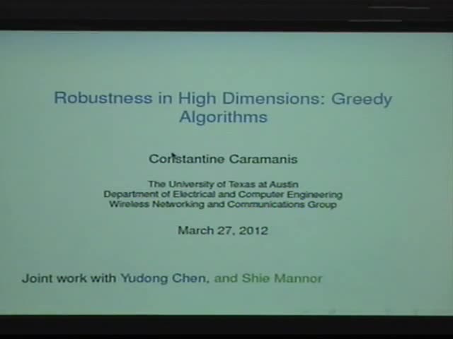 Robust Statistics: Challenges of High Dimensions Thumbnail