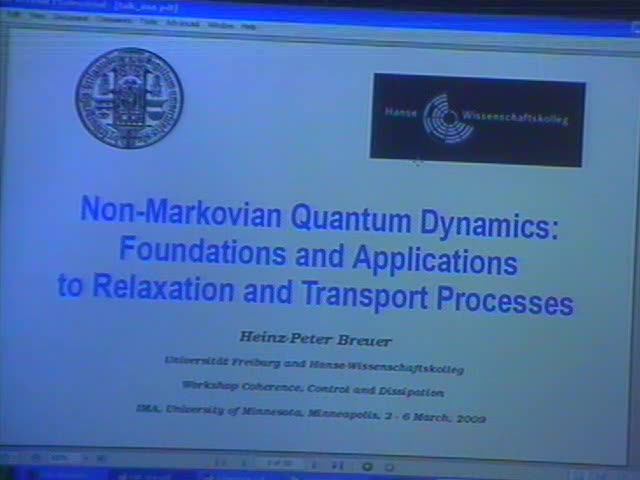 Non-Markovian quantum dynamics: Foundations and
applications to relaxation and transport processes Thumbnail