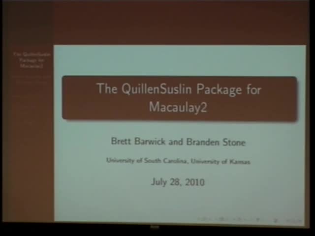 Quillen-Suslin package Thumbnail