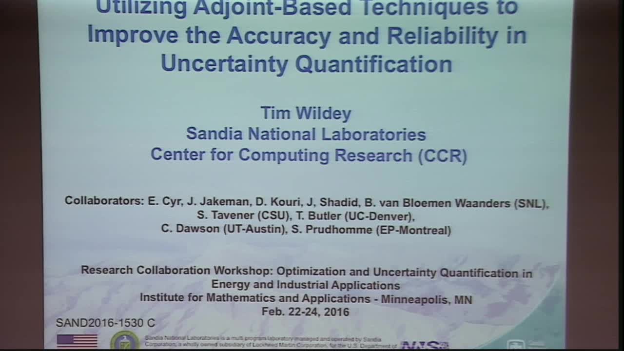 Utilizing Adjoint-Based Techniques to Improve the Accuracy and Reliability in Uncertainty Quantification Thumbnail