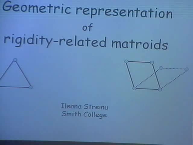 Geometric Representation of Rigidity-related Matroids Thumbnail