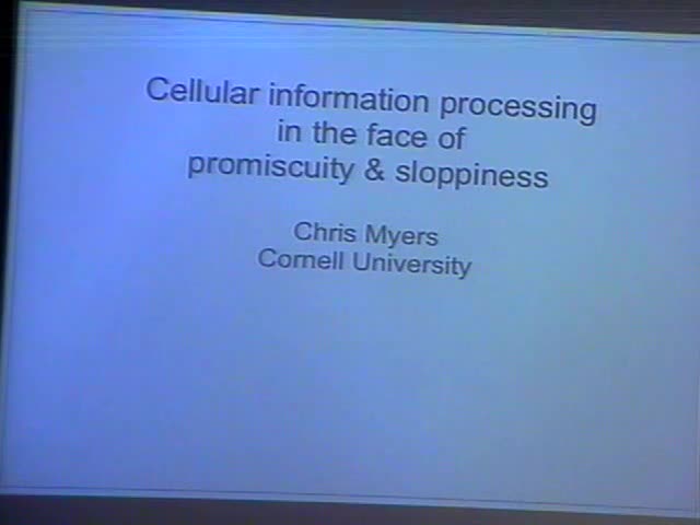 Cellular Information Processing in the Face of Promiscuity and Sloppiness Thumbnail