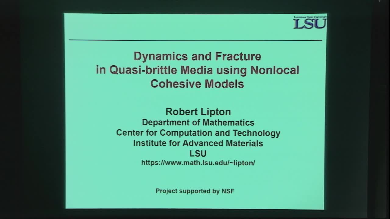 Quasi-Brittle Free Crack Propagation Using Cohesive Dynamics Thumbnail