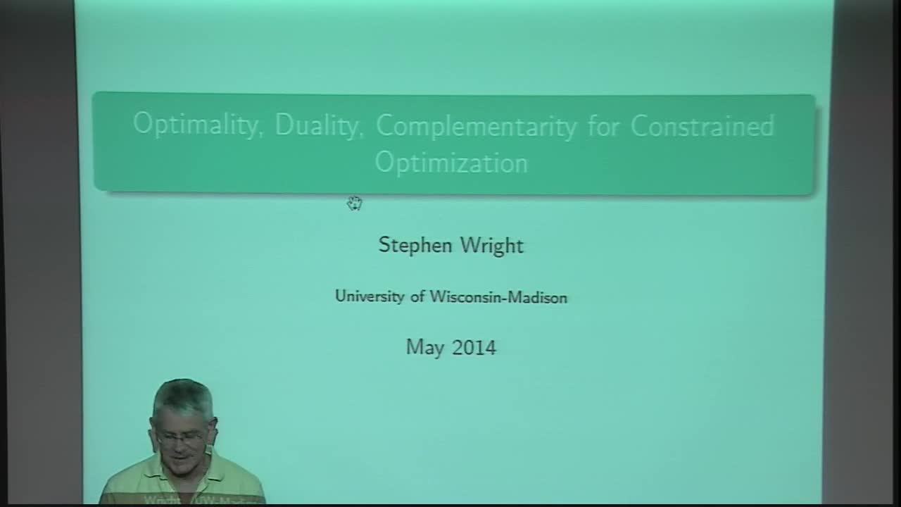 Optimality, Duality, and Complementarity for Constrained Optimization Thumbnail