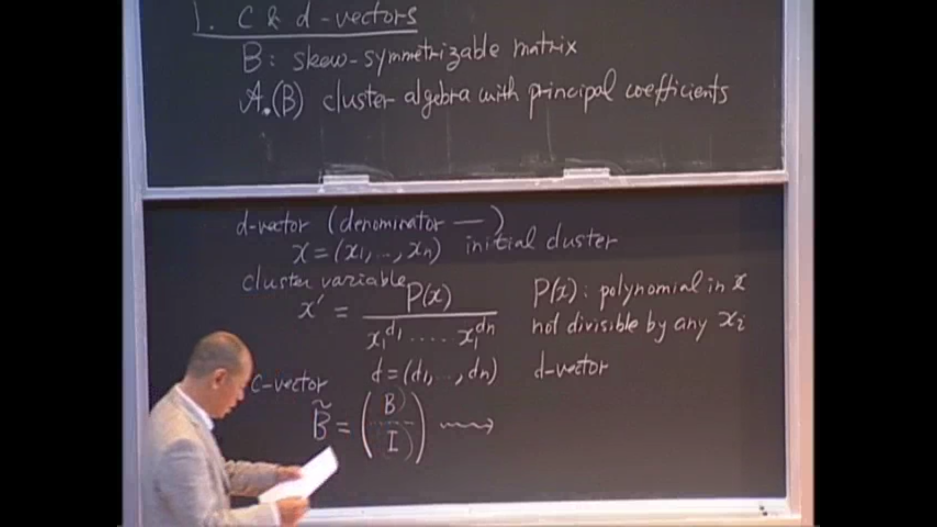 Diagrammatic description of c-vectors and d-vectors of cluster algebras of finite type Thumbnail