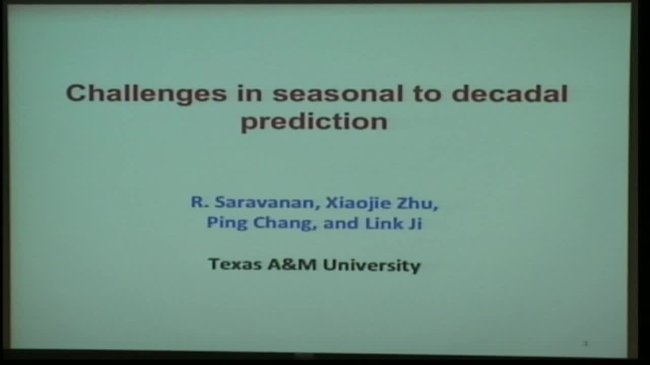 The Challenges of Seasonal to Decadal Climate Prediction Thumbnail