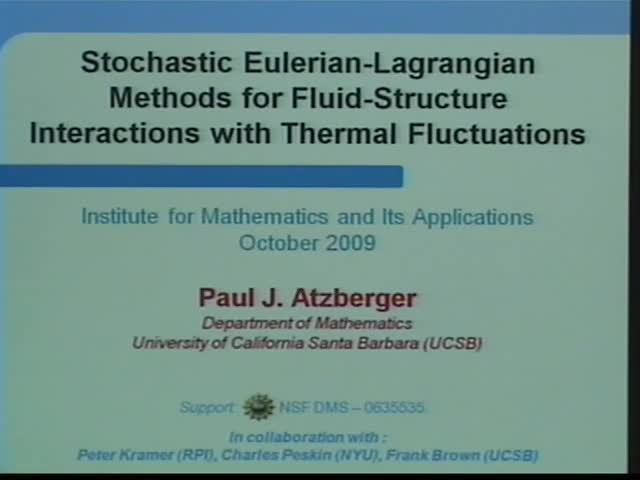 Stochastic Eulerian-Lagrangian methods for
fluid-structure interactions with thermal fluctuations
 Thumbnail