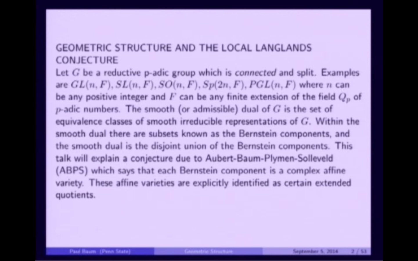 Representations of p-adic groups Thumbnail