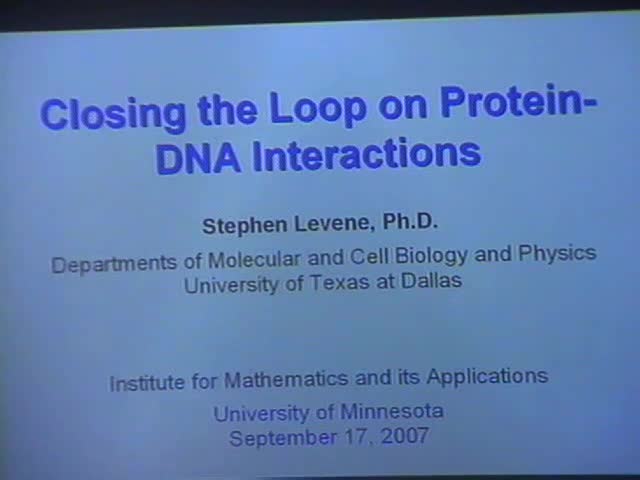 Closing the Loop on Protein-DNA Interactions Thumbnail