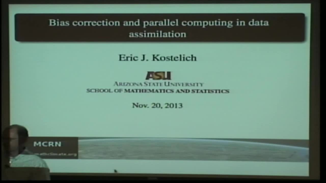 Parallel Computing and Bias Correction in Data Assimilation Thumbnail