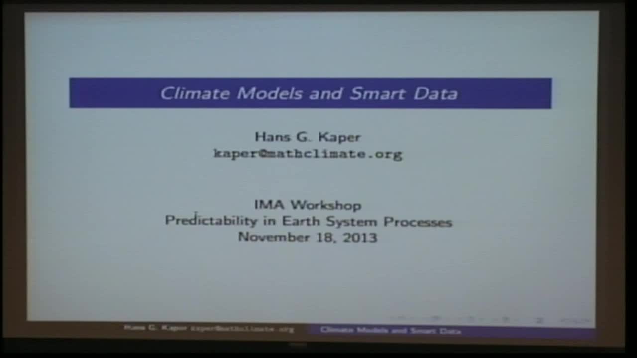 Climate Models and Smart Data Thumbnail