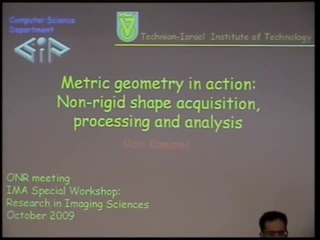 Metric geometry in action:
Non-rigid shape acquisition, processing and analysis Thumbnail