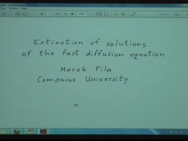 Extinction of solutions of the fast diffusion equation Thumbnail
