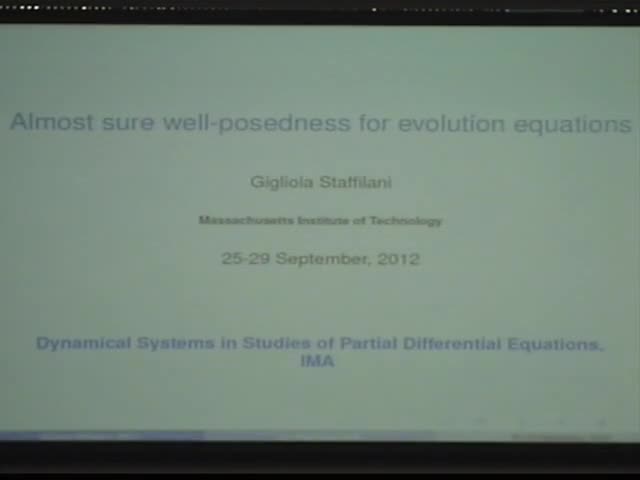 Randomization and global well-posedness for certain evolution equation Thumbnail