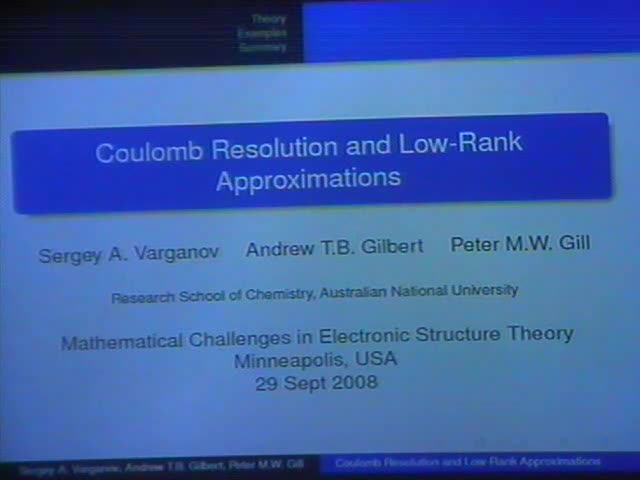 Coulomb Resolution and Low-rank Approximations Thumbnail