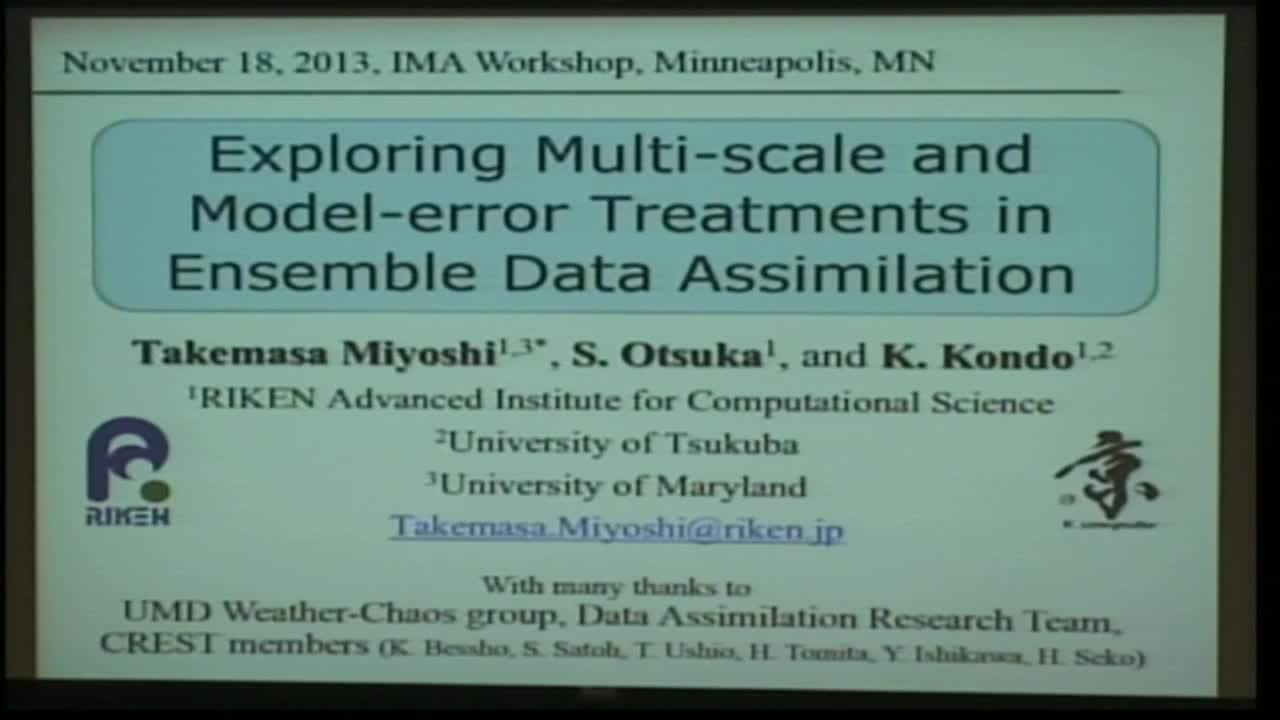 Exploring Multi-scale and Model-error Treatments in Ensemble Data Assimilation Thumbnail