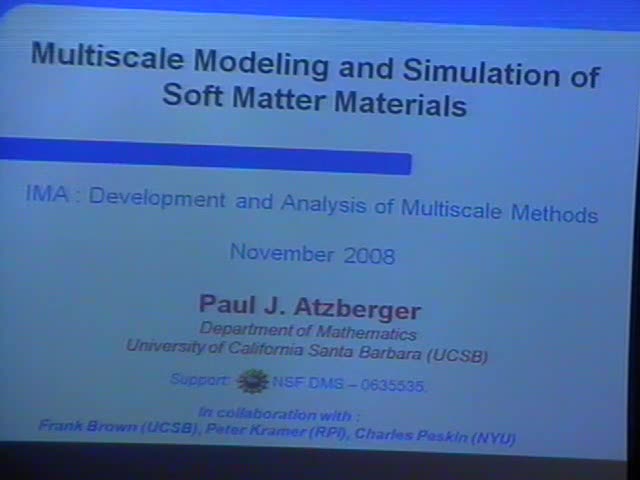 Multiscale modeling and simulation of soft matter materials Thumbnail