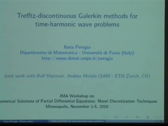 Trefftz-discontinuous Galerkin methods for time-harmonic wave problems Thumbnail