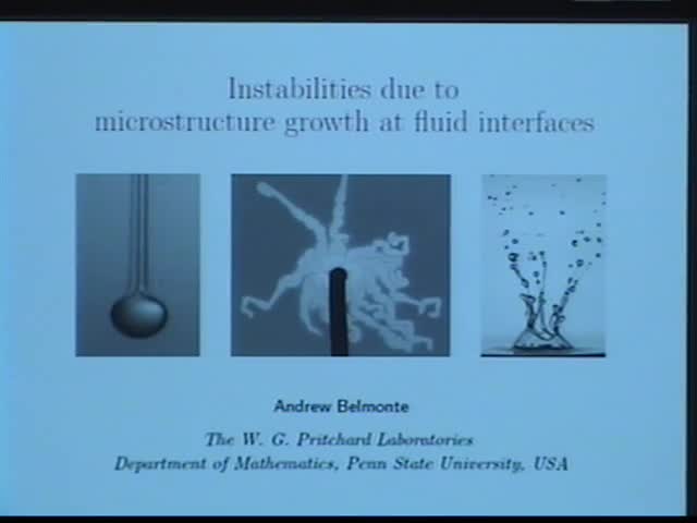 Instabilities due to microstructure growth at fluid interfaces Thumbnail