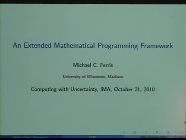 An extended mathematical programming framework Thumbnail