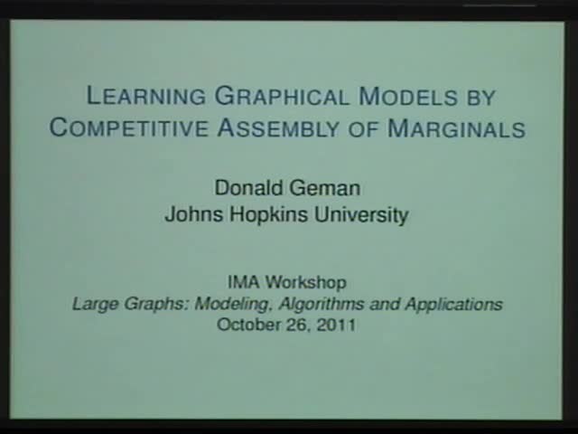 Learning Graphical Models by Competitive Assembly of Marginals Thumbnail
