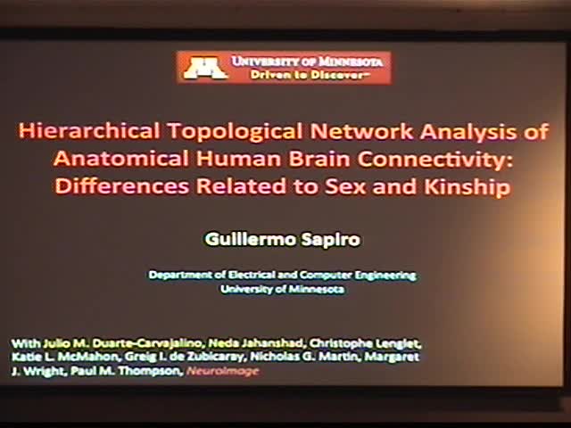 Network analysis of human brains Thumbnail