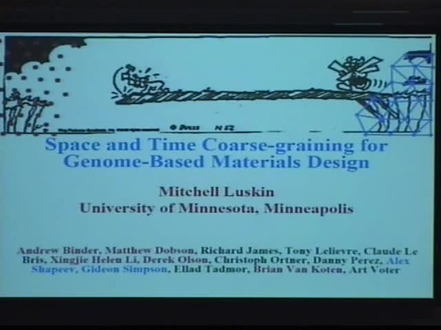 Space and Time Coarse-graining for Genomics-Based Materials Design and
Manufacturing Thumbnail