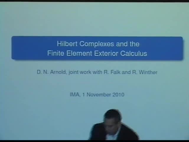 Hilbert complexes and the finite element exterior calculus Thumbnail
