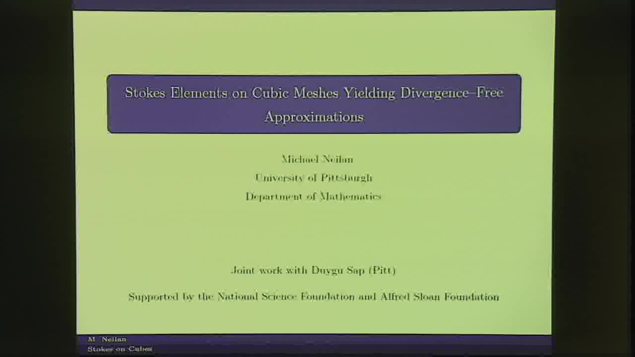 Stokes Elements on Cubic Meshes Yielding Divergence--Free Approximations Thumbnail