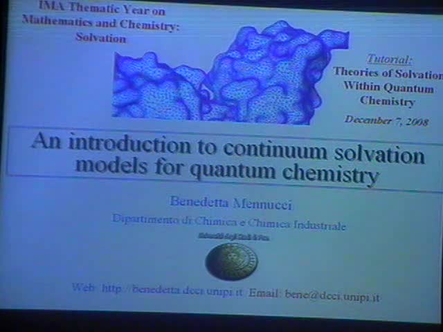 An introduction to quantum mechanical continuum solvation models Thumbnail