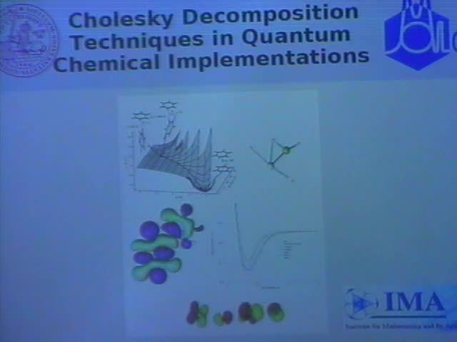 Cholesky Decomposition Techniques in Quantum Chemical Implementations Thumbnail
