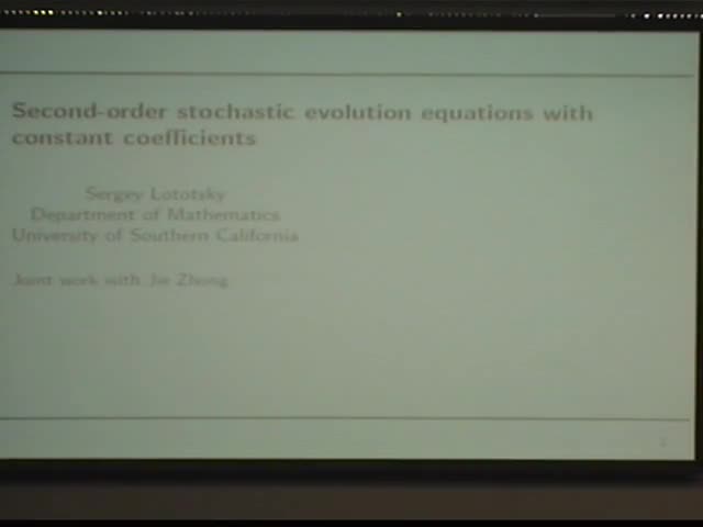 Second-order stochastic evolution equations with constant coefficients Thumbnail