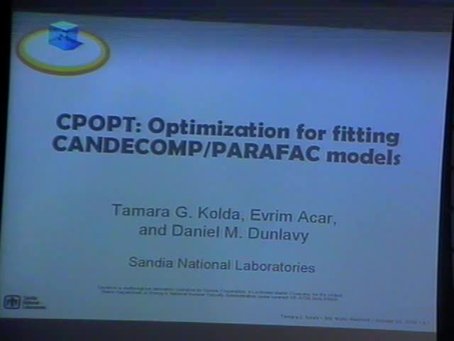 CPOPT: Optimization for fitting CANDECOMP/PARAFAC models Thumbnail