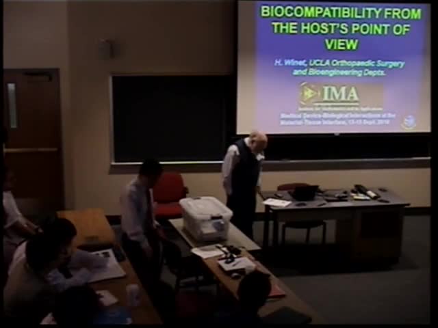 Biocompatibility from the host's point of view
 Thumbnail