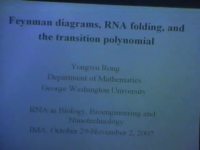 Feynman Diagrams, RNA Folding, and the Transition Polynomial Thumbnail