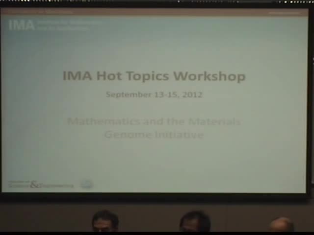 Panel Discussion 2: Analytic and Computational Challenges in Ab-initio Through Continuum Modeling: Quantum Mechanics and Computational Chemistry Thumbnail